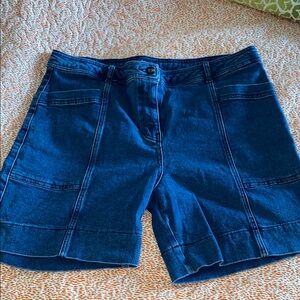 Boden high rise denim shorts US size 12 EUC